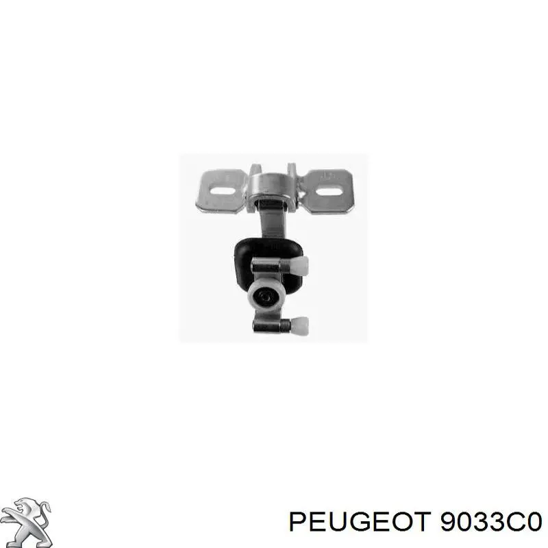 9033C0 Peugeot/Citroen Ролик двері бічної/зсувної, правий нижній