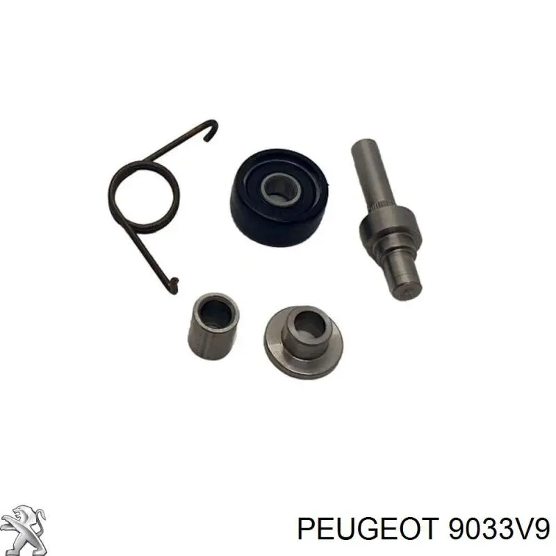 9033V9 Peugeot/Citroen Ролик двері бічної/зсувної, лівий нижній