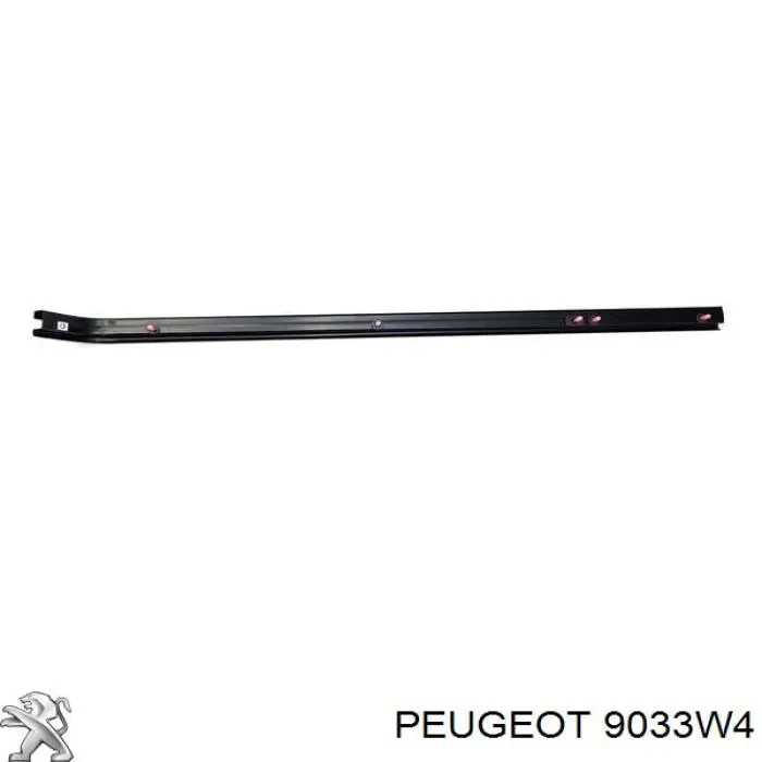 Купити 9033W4 Peugeot/Citroen Рейка направляюча зсувної двері, центральна ліва