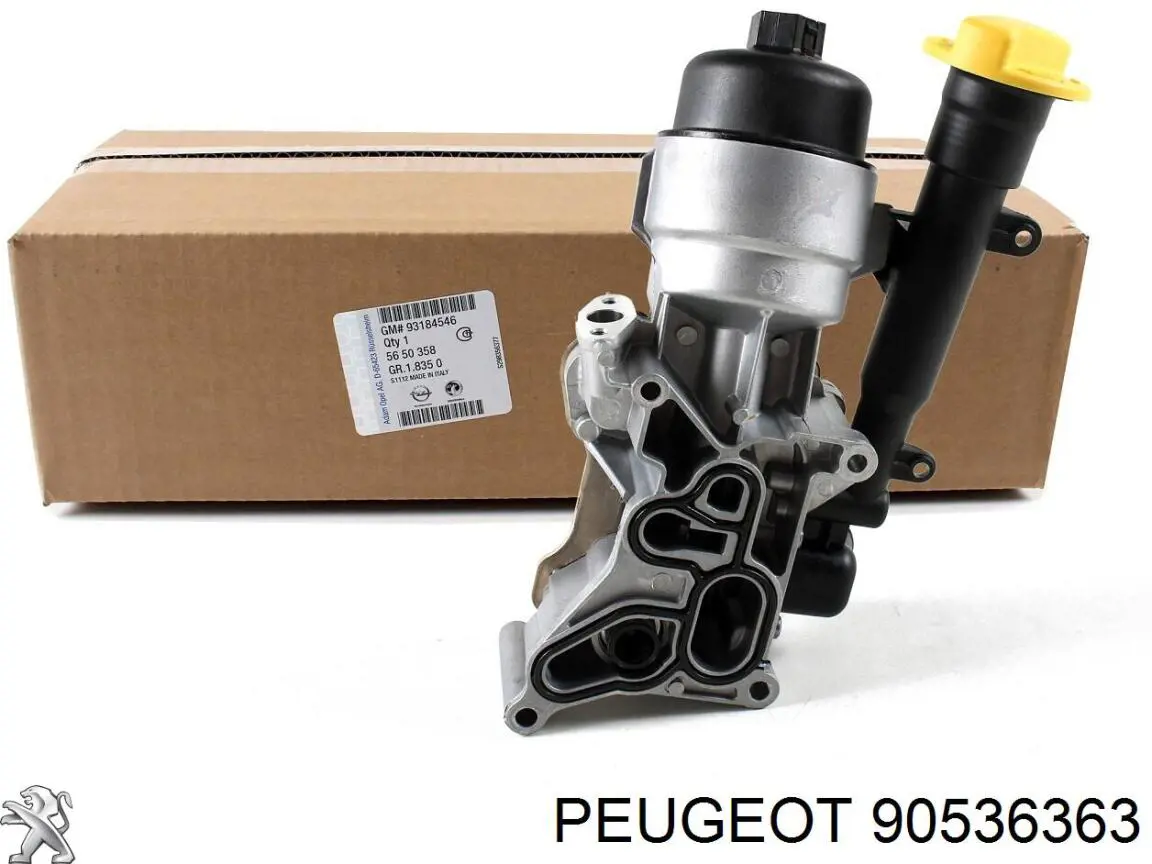 Купити 90536363 Peugeot/Citroen Прокладка адаптера маслянного фільтра