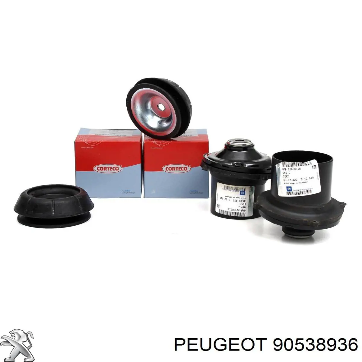 Купити 90538936 Peugeot/Citroen Опора амортизатора переднього