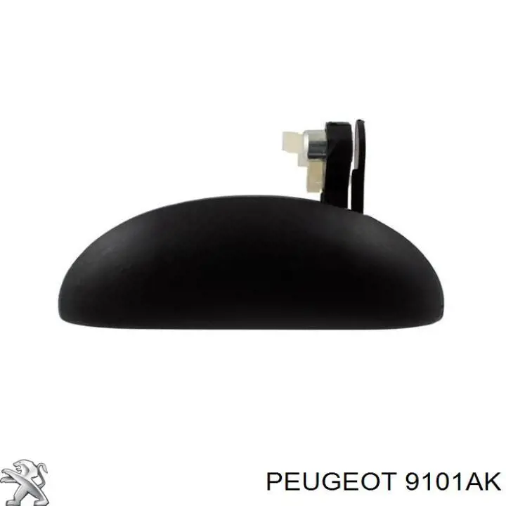 9101AK Peugeot/Citroen Ручка передньої двері зовнішня ліва