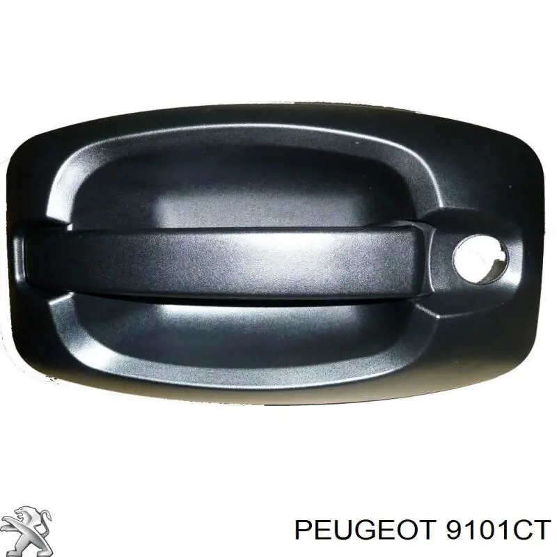 Ручка задніх (навстіж) дверей, права зовнішня Peugeot/Citroen 9101CT