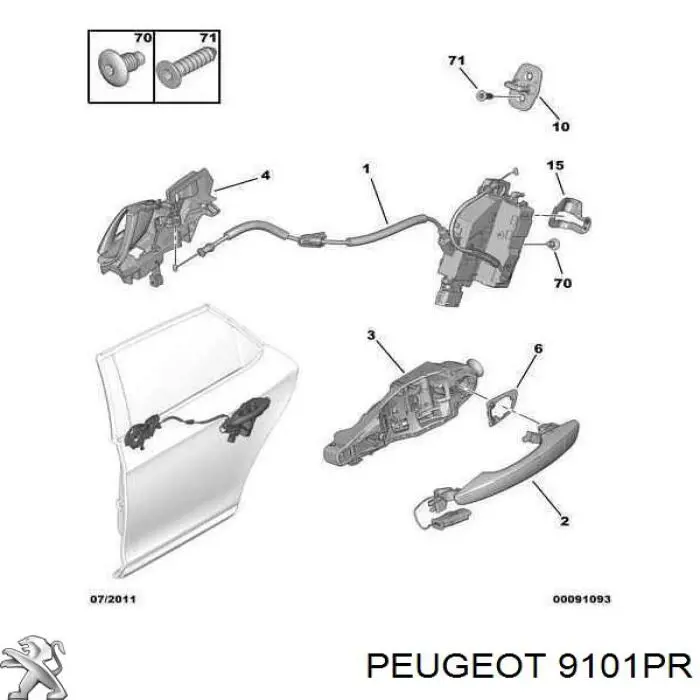  00009101PR Peugeot/Citroen