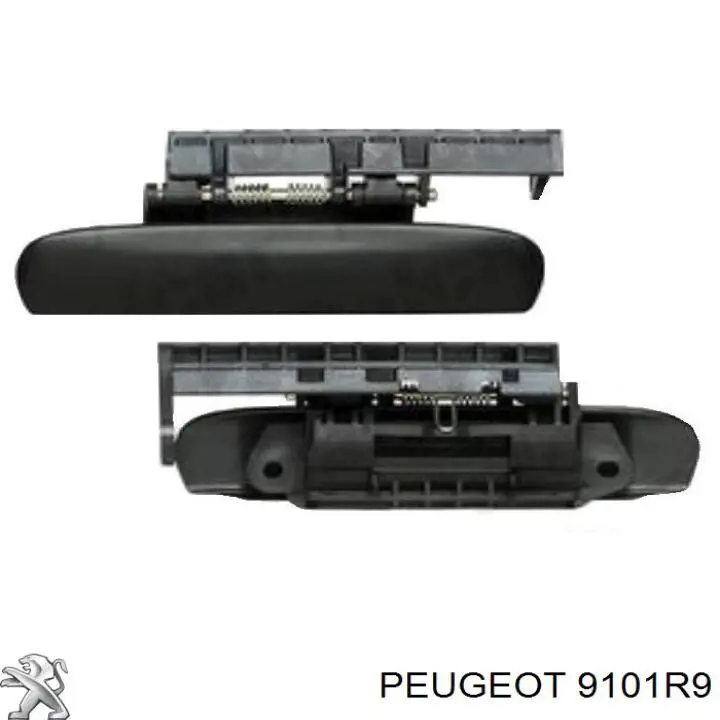 Ручка двері правою зовнішня перед/зад 9101R9 Peugeot/Citroen