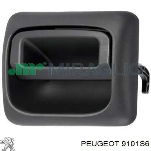 9101S6 Peugeot/Citroen Ручка передніх дверей, зовнішня