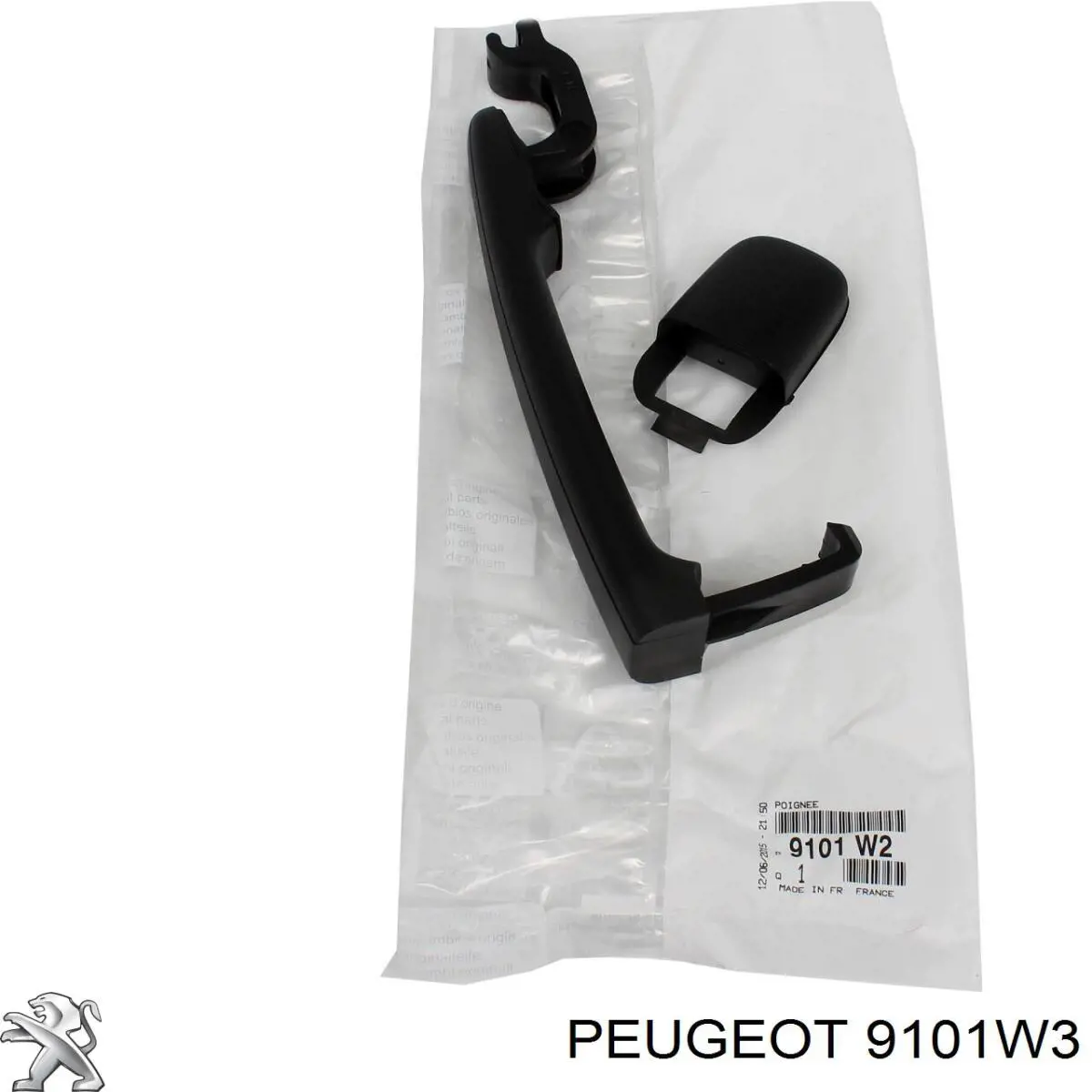 Купити 9101W3 Peugeot/Citroen Ручка передньої двері зовнішня ліва