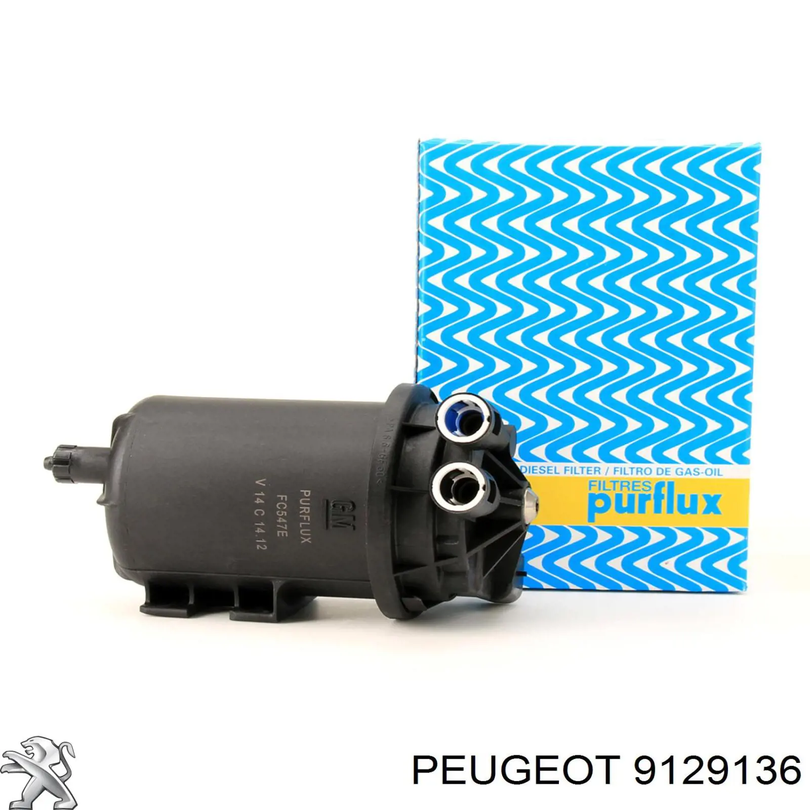 Паливний фільтр 9129136 Peugeot/Citroen