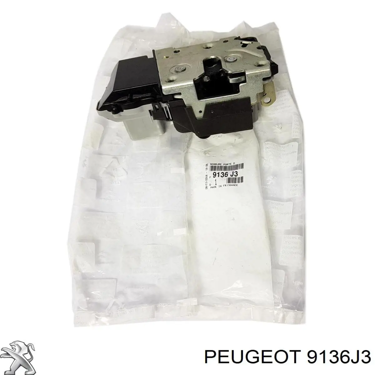 Замок передніх пасажирських дверей Peugeot/Citroen 9136J3 ціна, від 23.93 USD