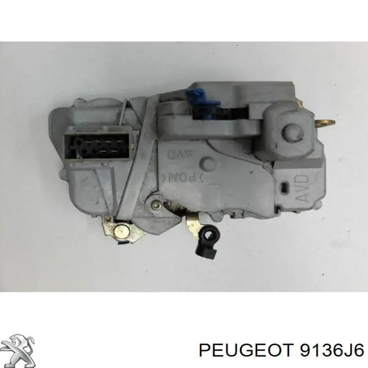Замок дверки правої передньої 9136J6 Peugeot/Citroen