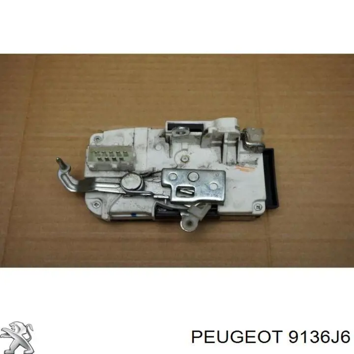 9136J6 Peugeot/Citroen Замок двері правої передньої