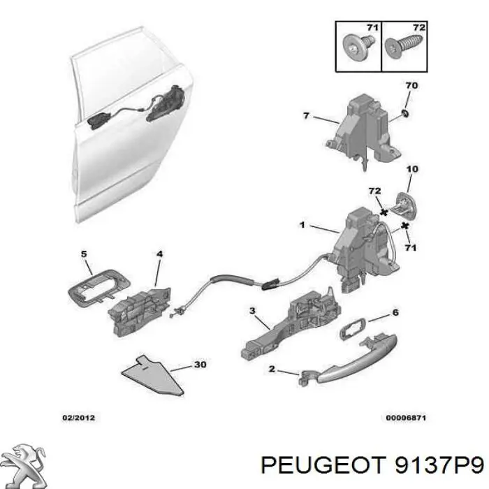  9137P9 Peugeot/Citroen