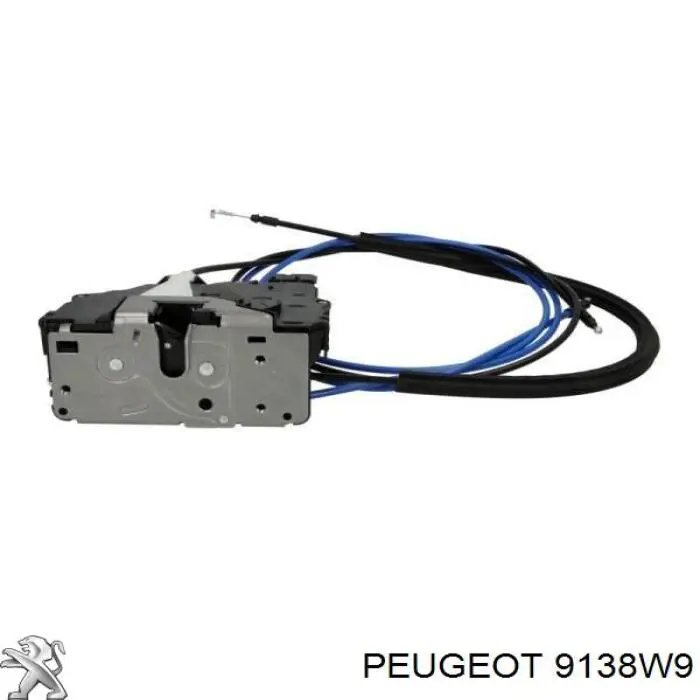 Купити 9138W9 Peugeot/Citroen Механізм замка дверей бічний (зсувний)