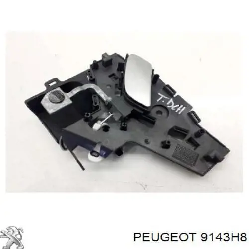 Ручка передньої двері внутрішня права Peugeot/Citroen 9143H8 ціна, від 34.06 USD