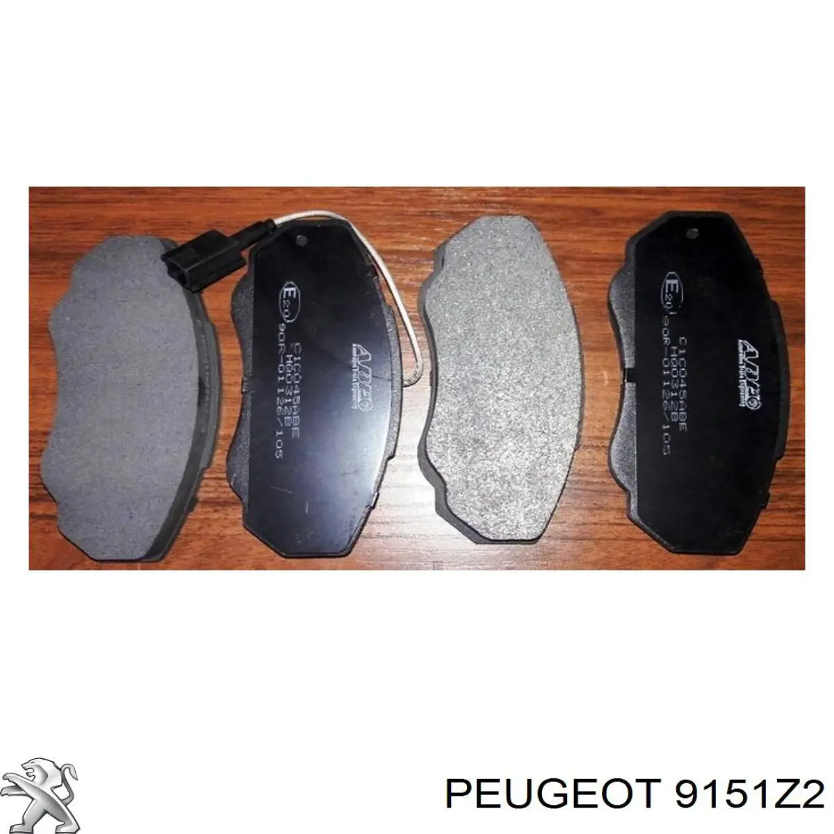 Трос замка дверей передніх лівих Peugeot/Citroen 9151Z2 ціна, від 14.25 USD