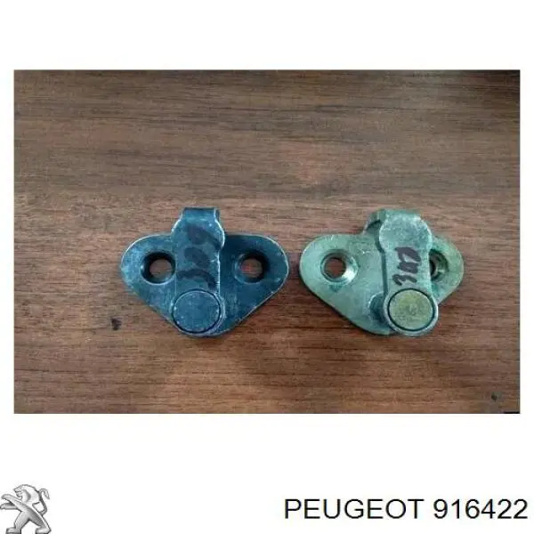 Купити 916422 Peugeot/Citroen Петля-зачіп (відповідна частина) замка задніх двостулкових дверей, лівий верхній
