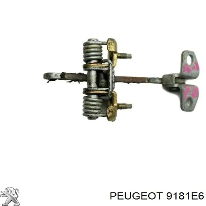 9181E6 Peugeot/Citroen Обмежувач відкриття дверей, передній
