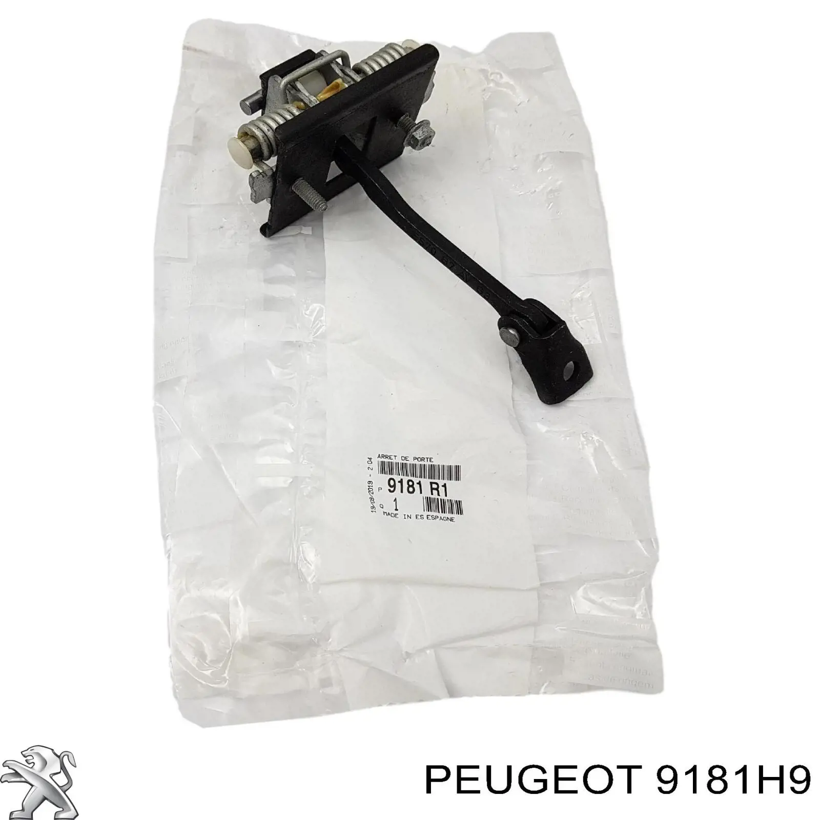 Купити 9181H9 Peugeot/Citroen Обмежувач відкриття дверей, передній