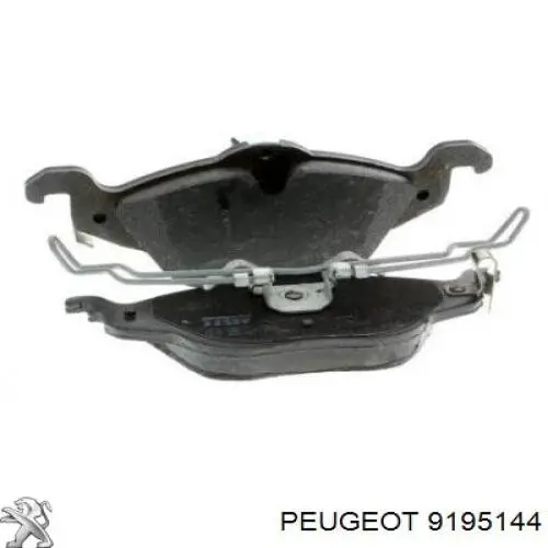 Гальмівні колодки Peugeot/Citroen 9195144 ціна, від 19.89 USD