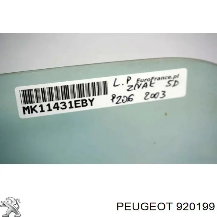 GS5507D301 XYG Скло водійських дверей