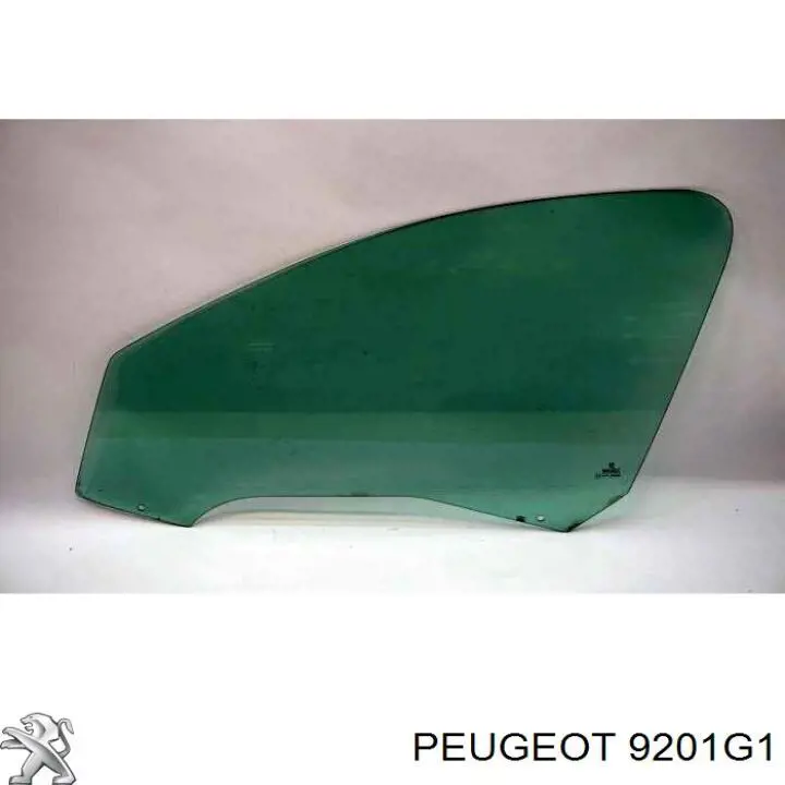 9201G1 Peugeot/Citroen скло передніх дверей, лівою