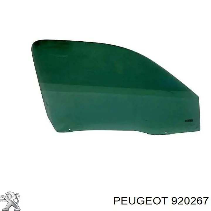 Купити 920267 Peugeot/Citroen Скло передніх дверей, правою