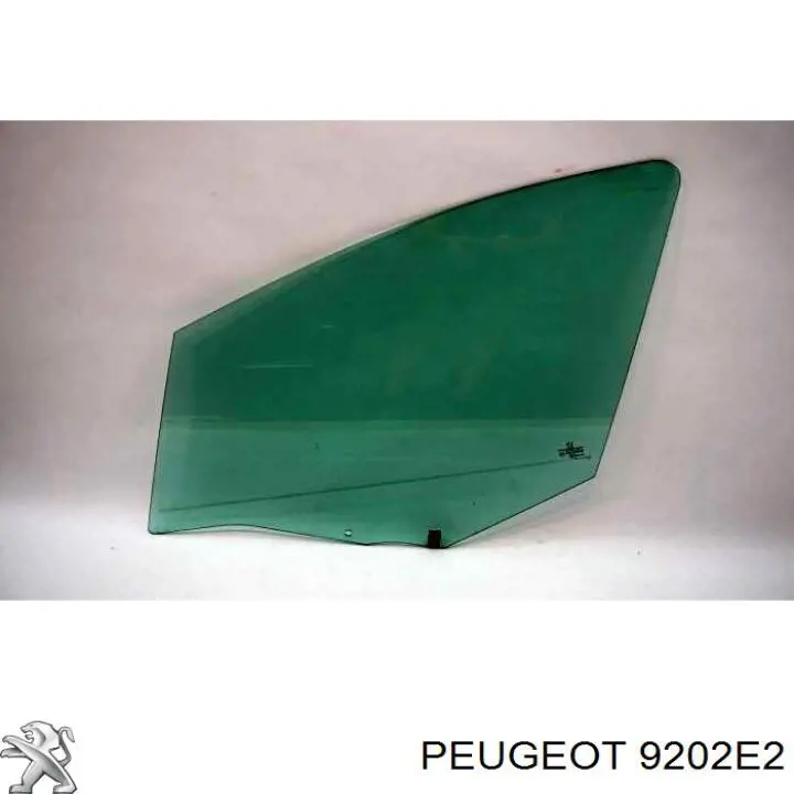 9202E3 Peugeot/Citroen Скло пасажирських дверей