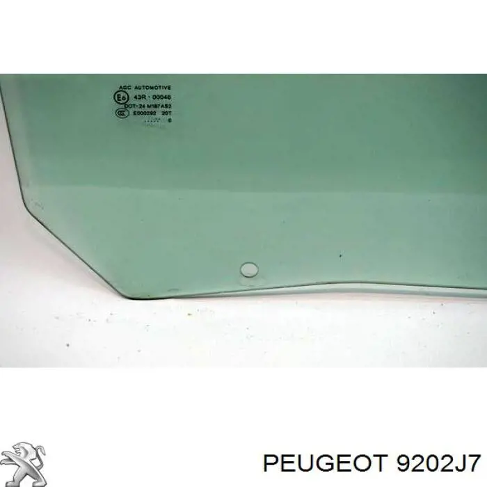 Купити 9202J7 Peugeot/Citroen Скло передніх дверей, правою