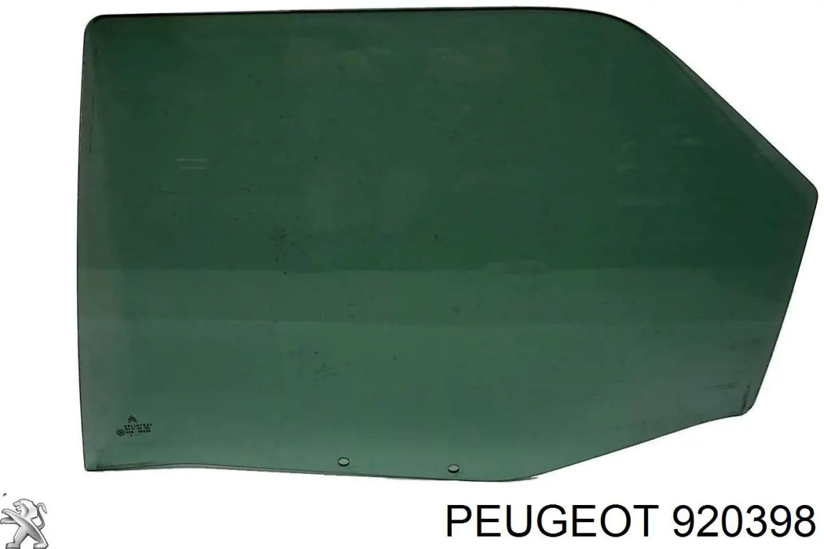 Купити 920398 Peugeot/Citroen Скло задньої двері лівої