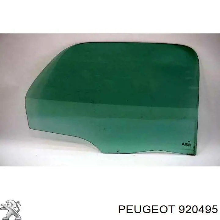 920495 Peugeot/Citroen скло задньої двері правої