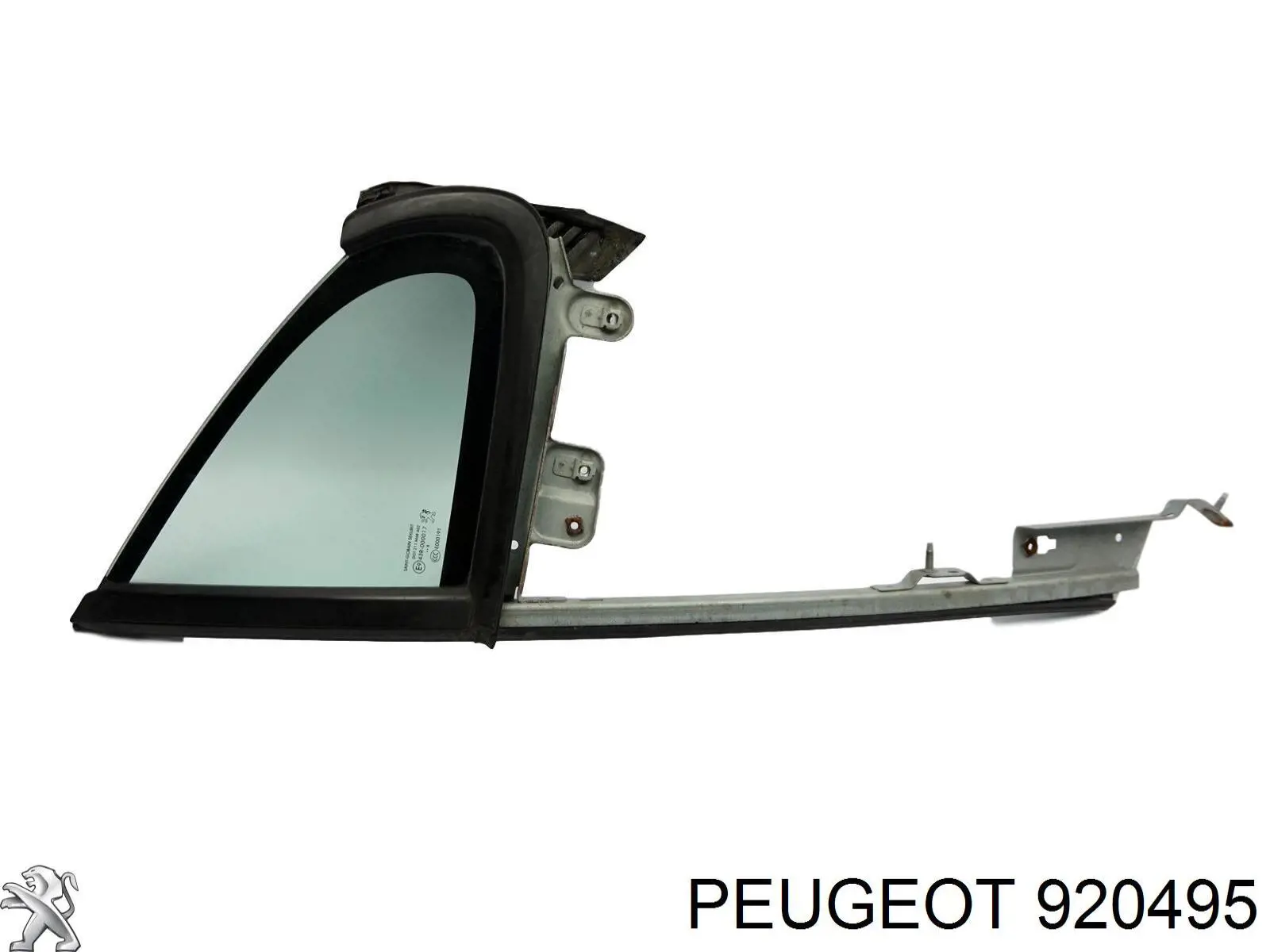 920495 Peugeot/Citroen Скло задньої двері правої