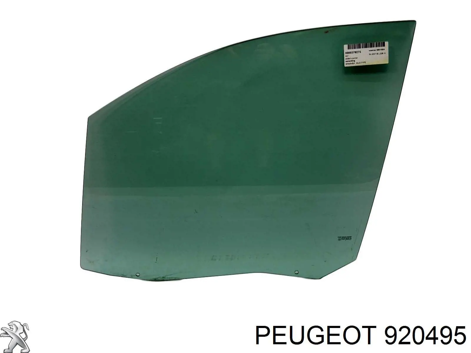 Купити 920495 Peugeot/Citroen Скло задніх дверей, правих