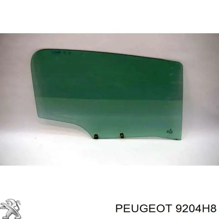 9204H8 Peugeot/Citroen Скло задньої двері правої