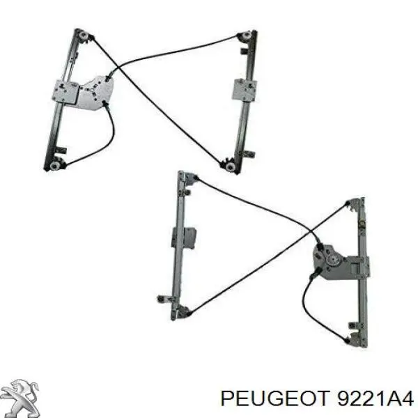 Купити 9221A4 Peugeot/Citroen Механізм стеклопідйомника водійських дверей