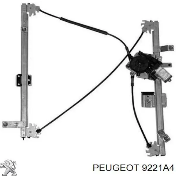Купити 9221A4 Peugeot/Citroen Механізм стеклопідйомника водійських дверей