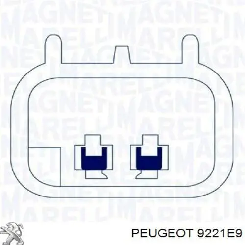 Купити 9221E9 Peugeot/Citroen Механізм стеклопідйомника водійських дверей