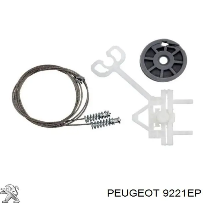 Купити 9221EP Peugeot/Citroen Механізм стеклопідйомника водійських дверей