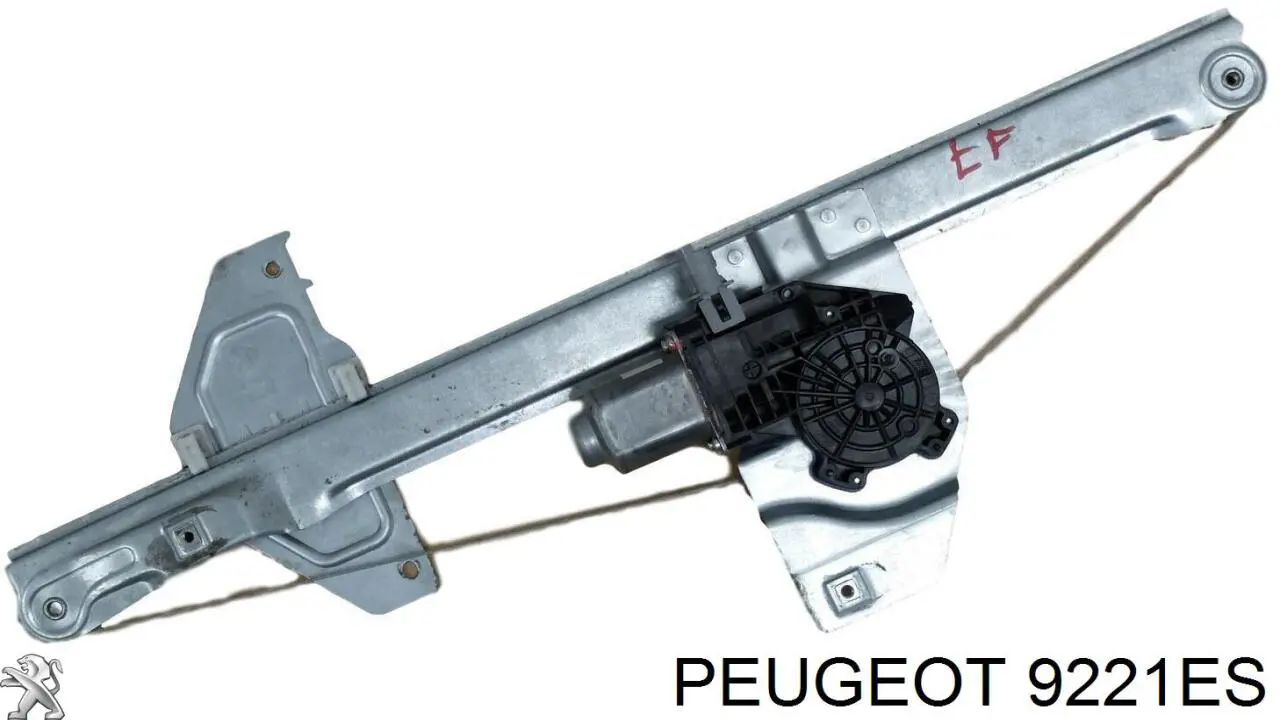 9221ES Peugeot/Citroen механізм склопідіймача двері передньої, лівої
