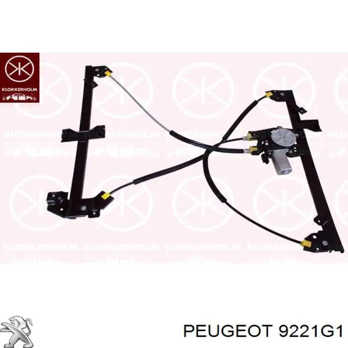 Склопідйомник (механізм переміщення скла) Peugeot/Citroen 9221G1 ціна, від 52.46 USD