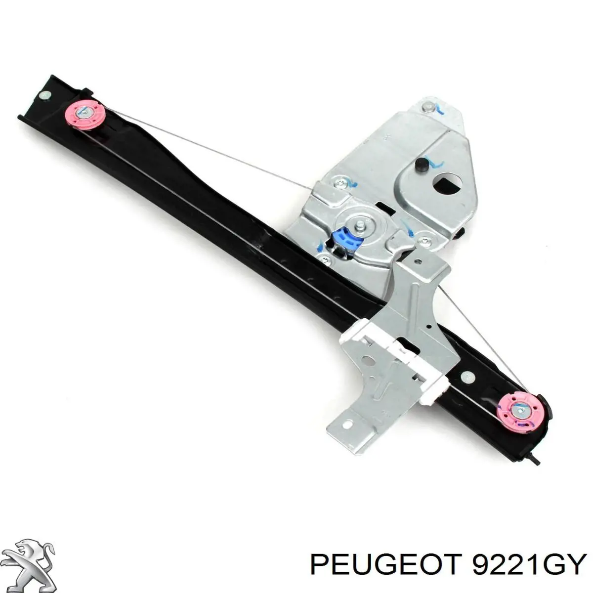 Купити 9221GY Peugeot/Citroen Механізм стеклопідйомника водійських дверей