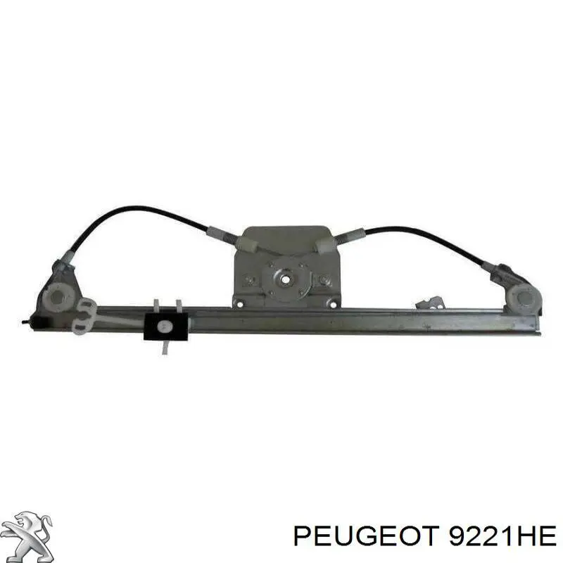 Купити 9221HE Peugeot/Citroen Механізм стеклопідйомника водійських дверей