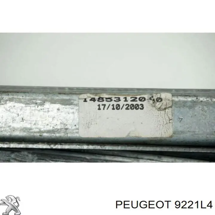 Купити 9221L4 Peugeot/Citroen Механізм стеклопідйомника водійських дверей