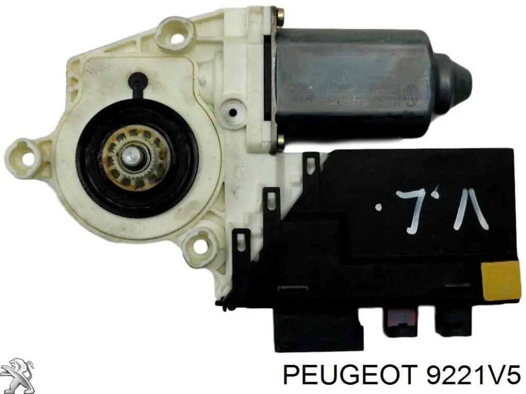 00009221V5 Peugeot/Citroen Мотор склопідйомника водійських дверей