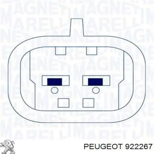 922267 Peugeot/Citroen Механізм склопідіймача дверей передніх, правих