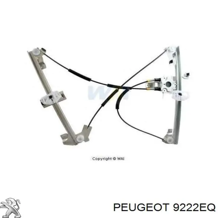 Купити 9222EQ Peugeot/Citroen Склопідйомник передньої правої двері