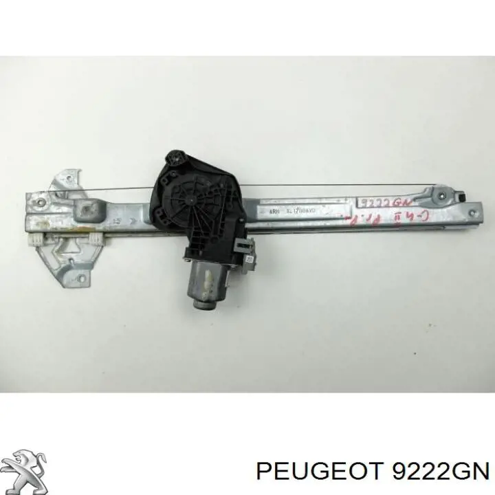 9222GN Peugeot/Citroen Механізм склопідіймача дверей передніх, правих