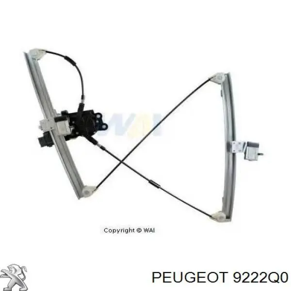 Склопідйомник (механізм переміщення скла) Peugeot/Citroen 9222Q0 ціна, від 63.34 USD
