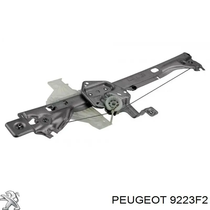 9223F2 Peugeot/Citroen Склопідйомник задніх лівих дверей