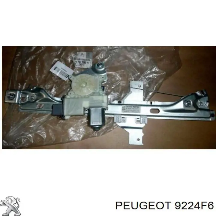 Механізм склопідйомника двері задньої, правої Peugeot/Citroen 9224F6 ціна, від 41.15 USD