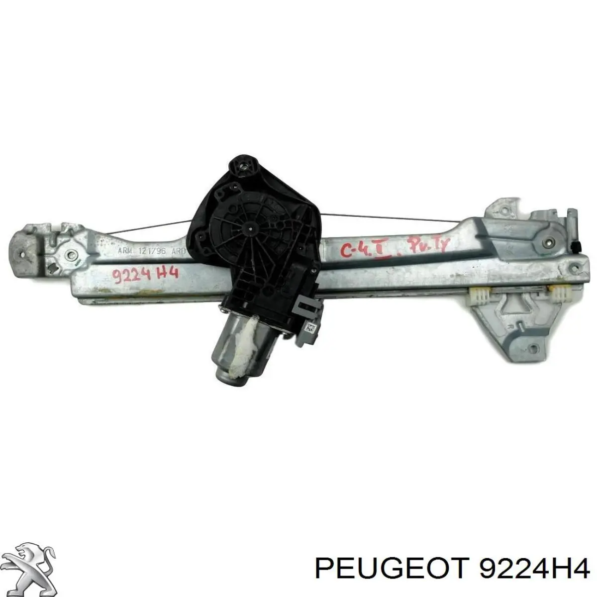 Механізм склопідйомника двері задньої, правої Peugeot/Citroen 9224H4 ціна, від 69.03 USD